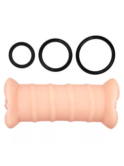 CRAZY BULL - Masturbateur Homme Vibrant double Vagin Réaliste- Emma