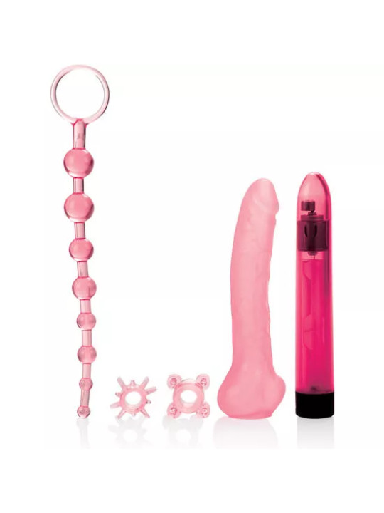 CALEXOTICS - Vibrator, Dildo, and Rings Kit..Lovers Starter Kit