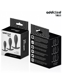 ADDICTED TOYS - Lot de 3 Plug Anal Modèle 2