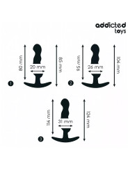 ADDICTED TOYS - Lot de 3 Plug Anal Modèle 1