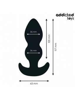 ADDICTED TOYS - Plug Anal Taille L 11,7 CM- Gode Anal