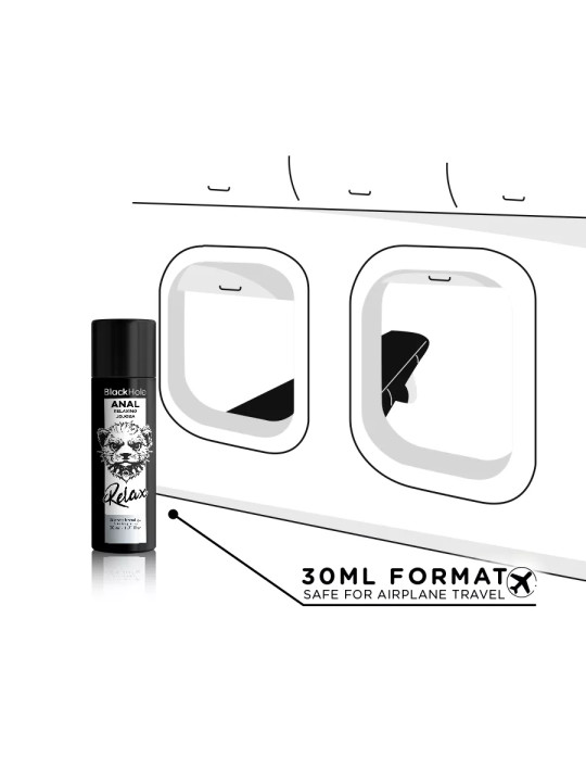 BLACK HOLE - Relaxant anal Jojoba Base Silicone 30 ML