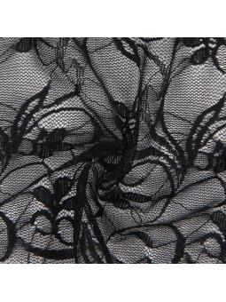 SUBBLIME - Nuisette en Dentelle à Bretelles Réglables Noire