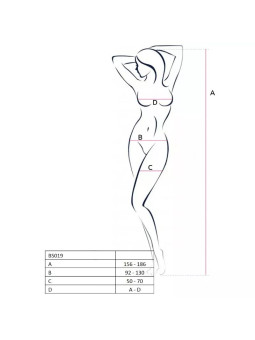 PASSION - BODYSTOCKING NOIR TAILLE UNIQUE