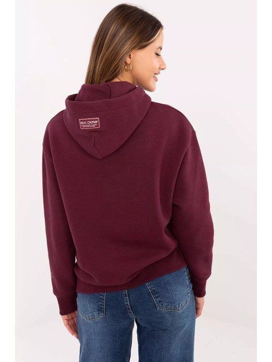 Sweatshirt à Capuche Beauty Rouge SUBLEVEL du XS au XL