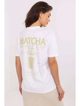 T-Shirt Sublevel MATCHA Blanc - Du XS au XXL