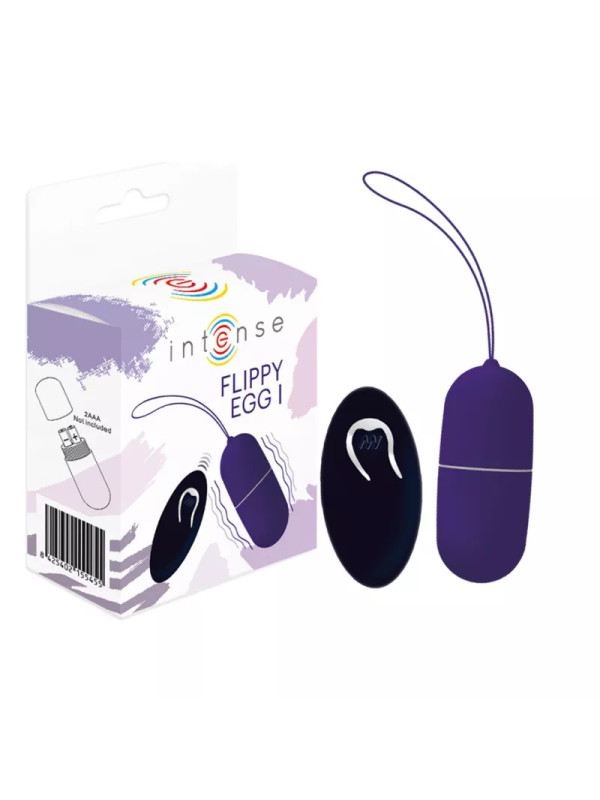 INTENSE - OEUF VIBRANT FLIPPY I AVEC TÉLÉCOMMANDE VIOLET