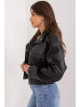 Veste de transition en simili cuir pour femme