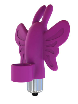 Doigt chinois vibrant papillon violet