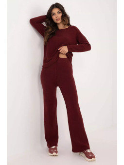 ITALY MODA - Ensemble Femme Pull et Pantalon décontracté - Taille unique