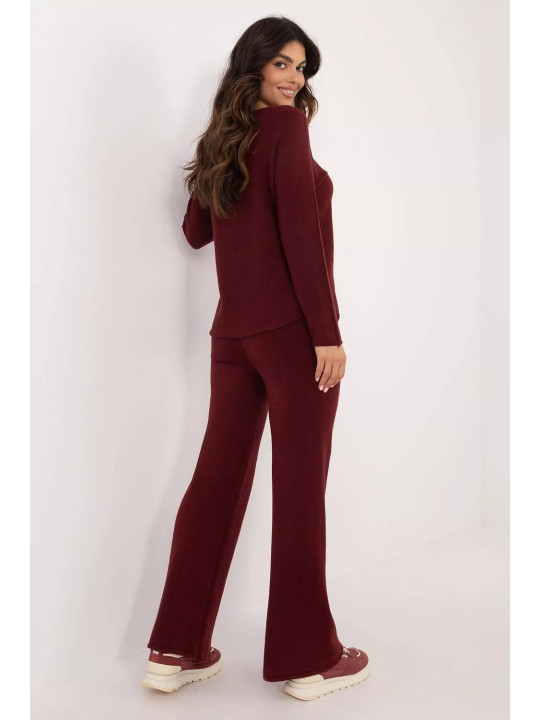 ITALY MODA - Ensemble Femme Pull et Pantalon décontracté - Taille unique