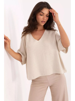 Reversible short-sleeved sweater Italy Moda