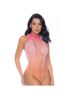 Mapalé – Body Sexy en Résille Dégradé Couché de Soleil