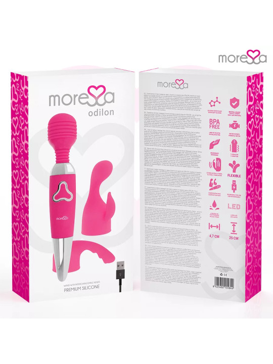 Moressa – Vibromasseur Odilon Rechargeable en Silicone Premium