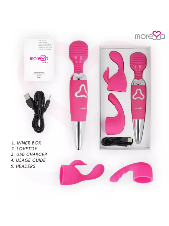 Moressa – Vibromasseur Odilon Rechargeable en Silicone Premium