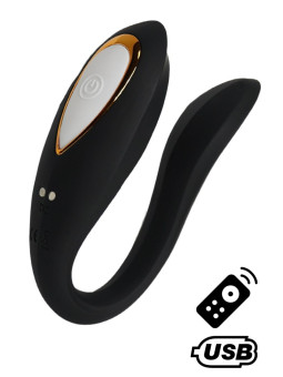 OSMOSE, stimulateur pour couple USB, à double tête, avec télécommande, en silicone médical