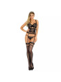 LIVCO CORSETTI FASHION - MEITHEM CORSET + STRING NOIR S/M
