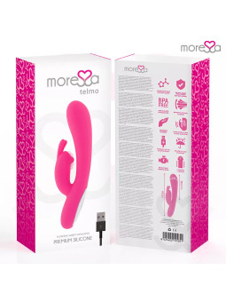 MORESSA - TELMO Vibromasseur Rabbit Rechargeable en Silicone Premium