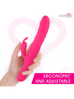 MORESSA - WARREN Vibromasseur Rabbit Rechargeable en Silicone Médical Premium