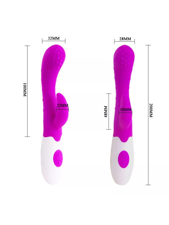 PRETTY LOVE - Vibromasseur Rabbit en Silicone Arthur