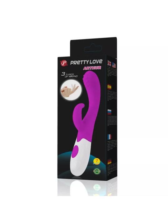 PRETTY LOVE - Vibromasseur Rabbit en Silicone Arthur
