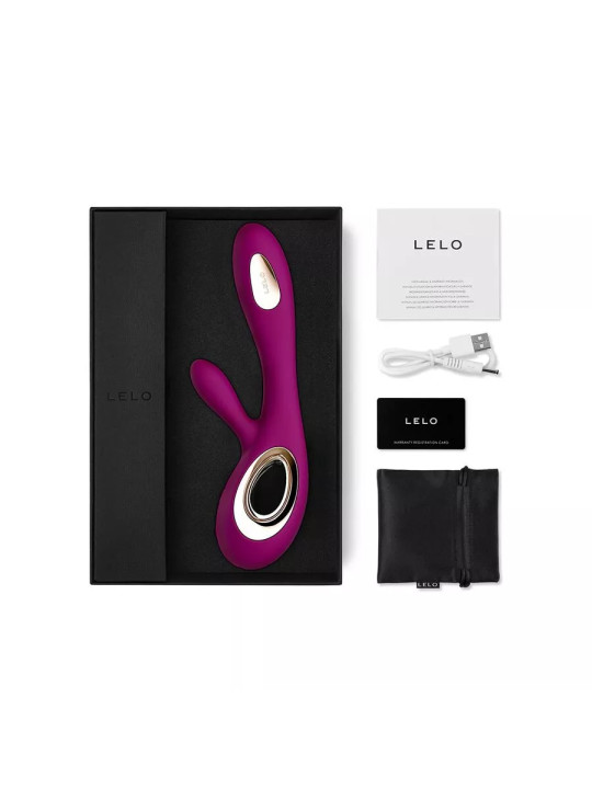 LELO - SORAYA Wave Vibromasseur rabbit Deep Rose