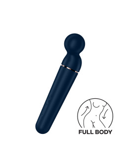Vibromasseur wand bleu USB 60 vibrations Planet Wand-er Satisfyer