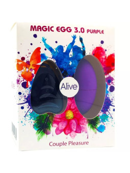 ALIVE - Magic Egg 3.0 Œuf Vibrant Télécommande Violet