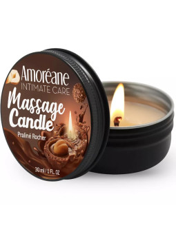 Bougie de Massage AMOREANE Rocher Praliné 30 ml