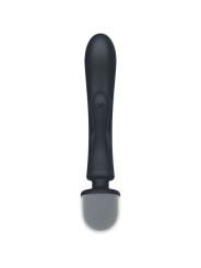 SATISFYER - MASSEUR VIBRATEUR LAPIN TRIPLE LOVER GRIS