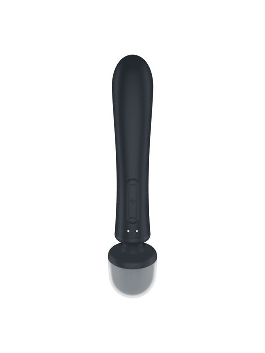 SATISFYER - MASSEUR VIBRATEUR LAPIN TRIPLE LOVER GRIS