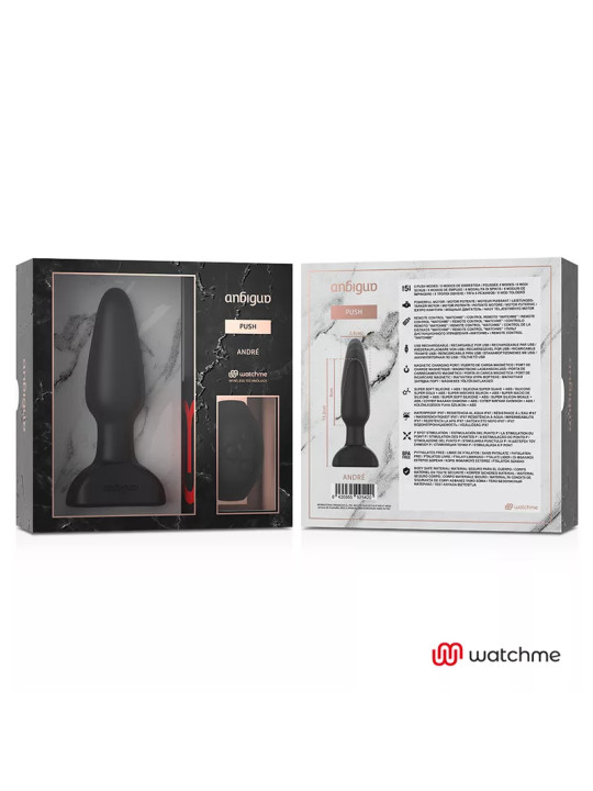 ANBIGUO – Vibromasseur Poussée ANDRÉ avec Télécommande Watchme