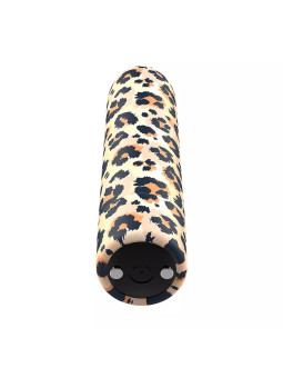 CUSTOM BULLETS – Vibromasseur Rechargeable Leopard 10 vitesses