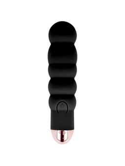 DOLCE VITA - Vibromasseur Rechargeable Six Noir - 7 vitesses