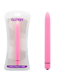GLOSSY - Slim Deep Rose Vibrator