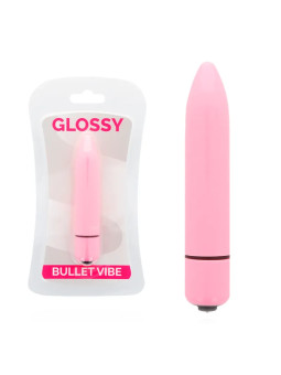 GLOSSY - Mini Vibrator Thin Vibe Deep Pink