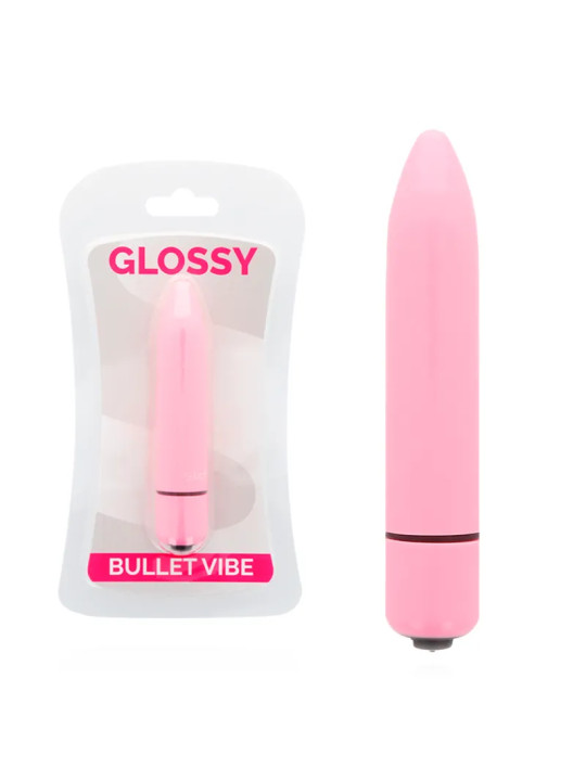 GLOSSY - Mini Vibromasseur Thin Vibe Rose Profond