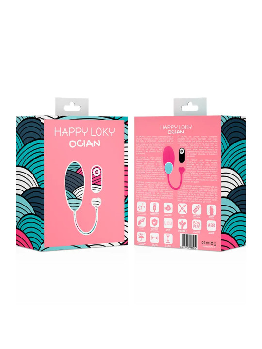 HAPPY LOKY - Œuf Vibrant avec Télécommande Ocian