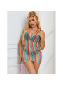 SUBBLIME - Robe Résille Sans Manches Arc-en-Ciel Taille Unique