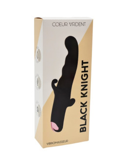 BLACK KNIGHT, Vibromasseur Point G USB en silicone médical doux, doté de 10 modes de vibration