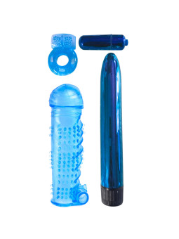 Coffret 4 sextoys bleu Classix