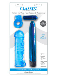 Coffret 4 sextoys bleu Classix