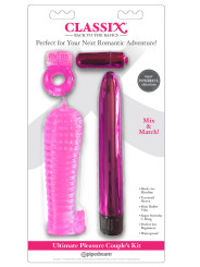 Coffret 4 sextoys rose Classix