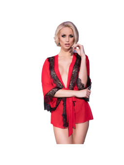 CHILIROSE - Sexy Lace Long Sleeve Robe