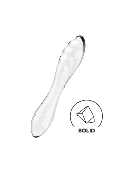 Gode en verre transparent haute qualité Dazzling Crystal 1 Satisfyer