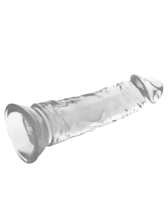 X RAY - Gode ventouse réaliste transparent 19 CM - Ø 4 CM