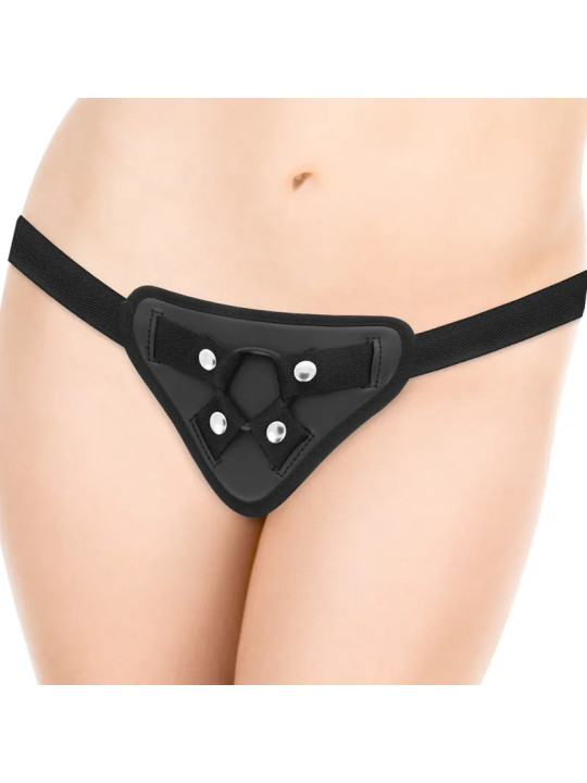 X RAY - Harnais + Gode réaliste transparent 18 CM - Ø 4 CM