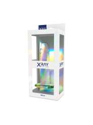X RAY - Harnais + Gode réaliste transparent 18 CM - Ø 4 CM