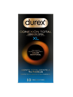 DUREX - Connexion Totale XL Ultra Fine Plus Sans Latex (10 unités)