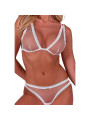 PASSION - Ensemble Soutien-gorge + String Belissana Blanc L/XL